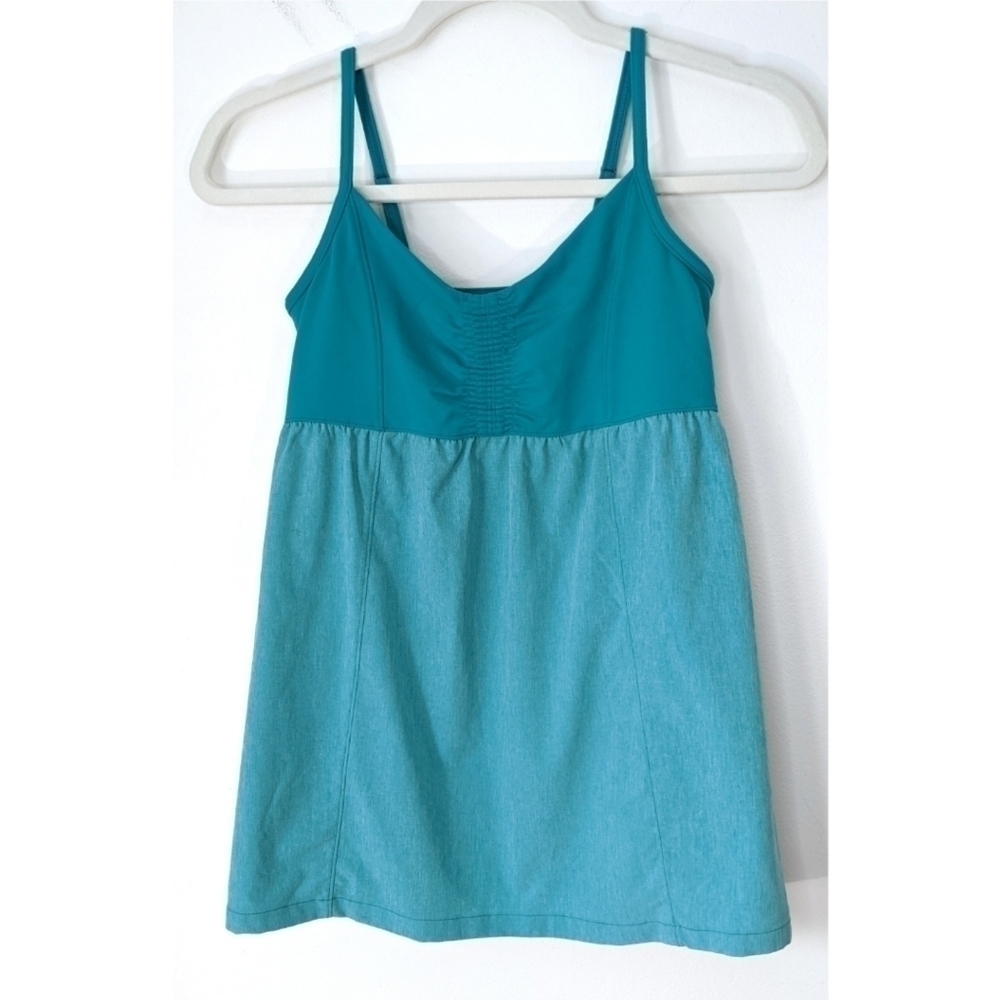 𝅺ATHLETA Bestie Teal Yoga Tank xs